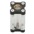 thumbnail image 4 of Water Cooling System Filter, G1/4 Thread Interface Water Cooling Fitting  for Computer for PC Silver,Black, 4 of 7