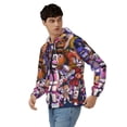 thumbnail image 4 of Lsque Five Nights At Freddy'S for Mens Full-zip Hoodie, Zip-up Pullover Hooded Sweatshirt, Kangaroo Pocket Hoodie Ideal for Daily Wear, Travel, and Home-Large, 4 of 8