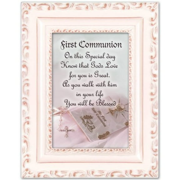 First Communion Cottage Garden Inspirational Ivory Tiny Frame