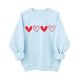 thumbnail image 1 of Mujeres Manga Larga Tops Casual Cuello Redondo Moda Impresión Suéter Sudadera Invierno Suave, 1 of 3