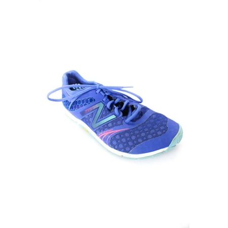 Pre-owned|New Balance Womens Lace Up Closure Mesh Medium Blue Running Sneakers Size 11
