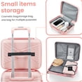 thumbnail image 6 of Pink 4-Piece Expandable Hard Shell Luggage Set with TSA Locks, Lightweight Spinner Wheel Suitcases for Men and Women, 6 of 10