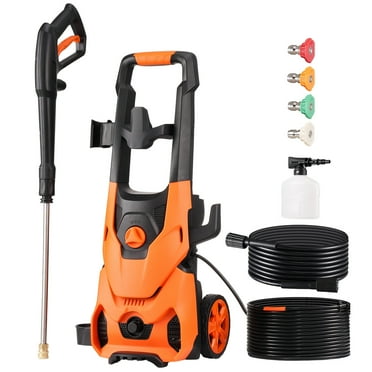 KFFKFF Electric Pressure Washer, 4200 PSI Max 2.8 GPM Power Washer with 20 ft Hose, 4 Quick-Connect Nozzles and Foam Cannon, Suitable for Cars, Fences, Driveways, Patios