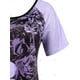thumbnail image 3 of Tamaño de la manga raglán de raglán de la manga de raglan. Rosegal Camisetas tallas grandes, 3 of 5