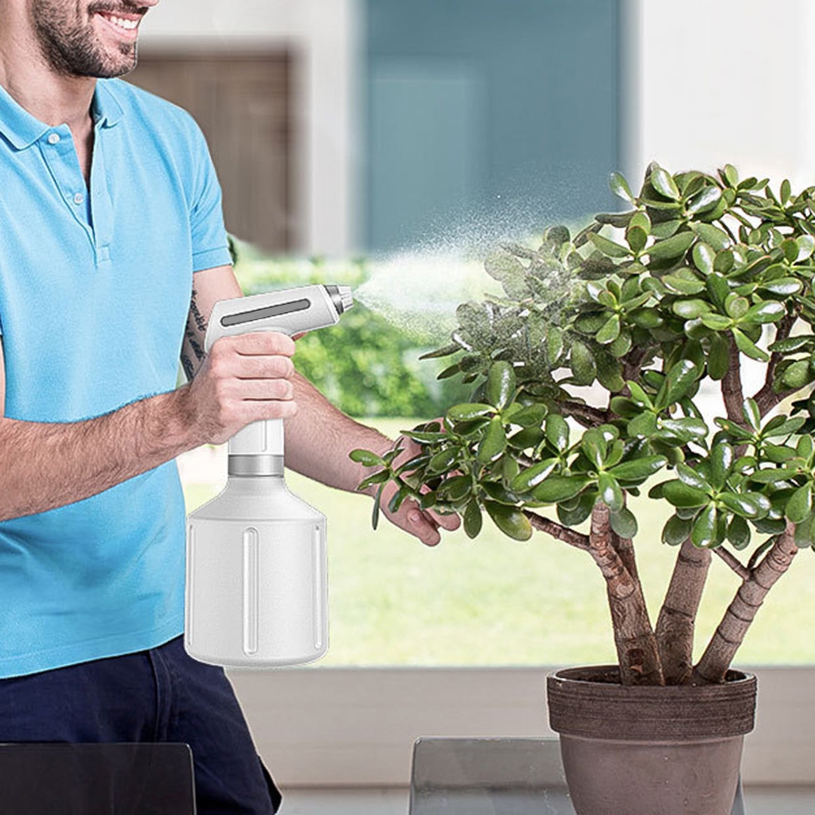 kjfeif Plant Spray Bottle Sprayer Automatic Watering Can Devices Spraying for Indoor Plants Succulent Watering Can for Home Garden Use