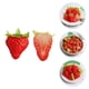 thumbnail image 2 of 10 piezas de simulación de fresas para fotografía, adornos de fresas artificiales para el hogar, 2 of 8