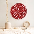 thumbnail image 5 of Balery Red Christmas Cheer. Print Bone China Decorative Plate Ceramic Dinner Plates Art Crafts with Display Stand-6in, 5 of 6