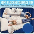 thumbnail image 5 of SerenelifeHome Ez-Bed Inflatable Air Mattress with Frame-Luxury Self-Inflating Blow Travel, Blue/ White, 5 of 7