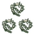 thumbnail image 1 of mmirethe Durable Artificial Flower Table Runner - Good Texture Exquisite Crafted Decoration Wedding White 3Set, 1 of 6