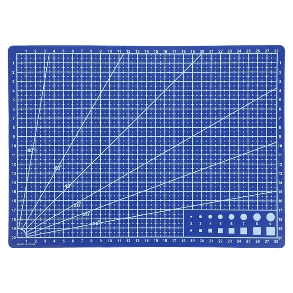 HOOWIFFY Rotating Cutting Mat Dark PP Material for Crafting Sewing Quilting Hobbyists