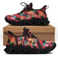 thumbnail image 1 of Zapatillas deportivas informales con estampado floral para hombre, zapatos planos transpirables, color morado, mi cuerpo, mi elección, 1 of 6