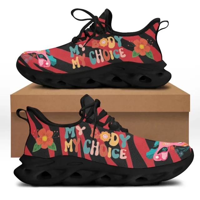 Zapatillas deportivas informales con estampado floral para hombre, zapatos planos transpirables, color morado, mi cuerpo, mi elección