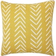 thumbnail image 3 of REDEARTH Printed Throw Pillow Cushion Covers-Woven Decorative Farmhouse Cases Set for Couch, Sofa, Bed, Chair, Dining, Patio, Outdoor, car; 100% Cotton (18"x18"; Mustard) Pack of 4, 3 of 6