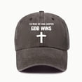 thumbnail image 2 of Yuanlong Unisex Washed Baseball Cap Embroidered Cross All-Season Cap Graphic Print Stylish Beach Vacation Headwear, 2 of 3
