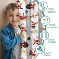thumbnail image 3 of Blackout Kids Curtains,White Christmas Santa Pattern Childrens Insulated Curtains Set Of 2,Bedroom Essentials,Toddler Room Decor 42"x54", 3 of 5