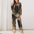 thumbnail image 2 of Sikiie Ancient Skull Cave Landscape Pajamas for Women Set, Womens Pajama Sets, Lounge Sets for Women, 2pjs for Women-X-Large, 2 of 7