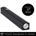 thumbnail image 4 of A&S Mezuzot Alumium Mezuzah Case in Silver Shin Design Weatherproof Door Mezuza Judaica Art for Home Blessing(Black, 6 Inches), 4 of 5