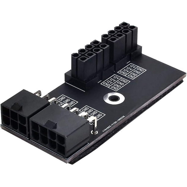 Conector de dirección asistida de gráficos, placa adaptadora de corriente 8 + 8, adaptador de corriente para tarjeta Gpu