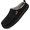 Black, variant on LongBay Men's Canvas Moccasin Slippers Slip on Memory Foam Clog House Shoes for Indoor Outdoor