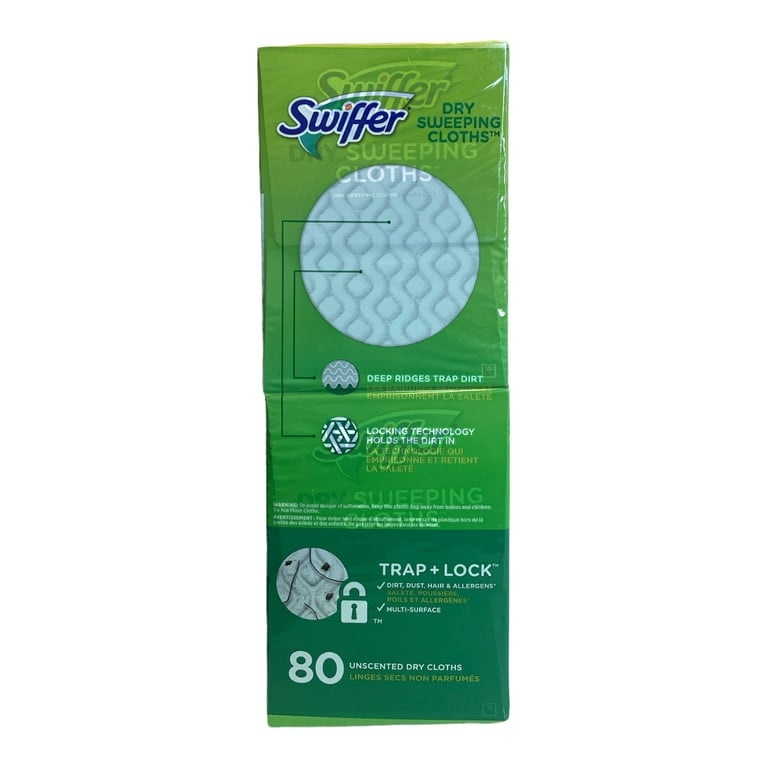 Swiffer CW-596641-1 Swiffer Sweeper Dry Cloth Refill, 80 per box