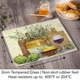 thumbnail image 3 of CounterArt Rustic Wine 3mm Tempered Glass Cutting Board 15" x 12", 3 of 8