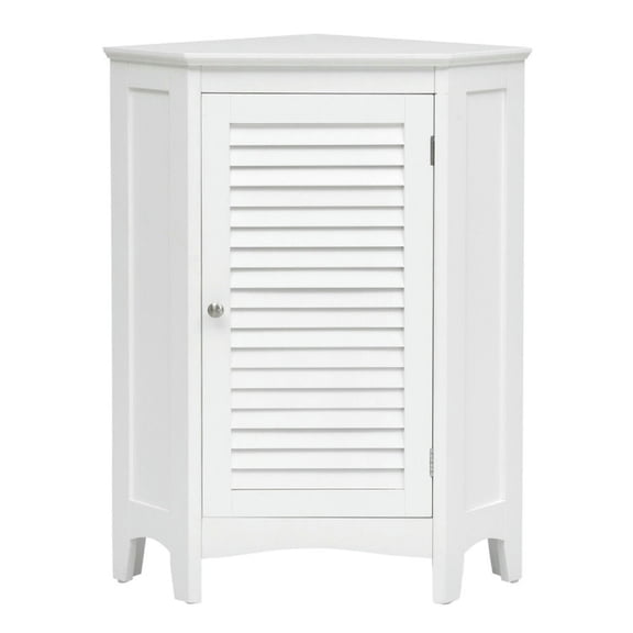 YYAo Bathroom Storage Cabinet, Toilet Storage Cabinet, Corner Storage Cabinet Free Standing Bathroom Cabinet with Shutter Door