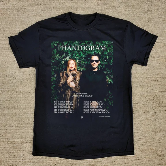 Phantogram With Special Guest Open Mike Eagle Tour 2025 T Shirt All Size HH490