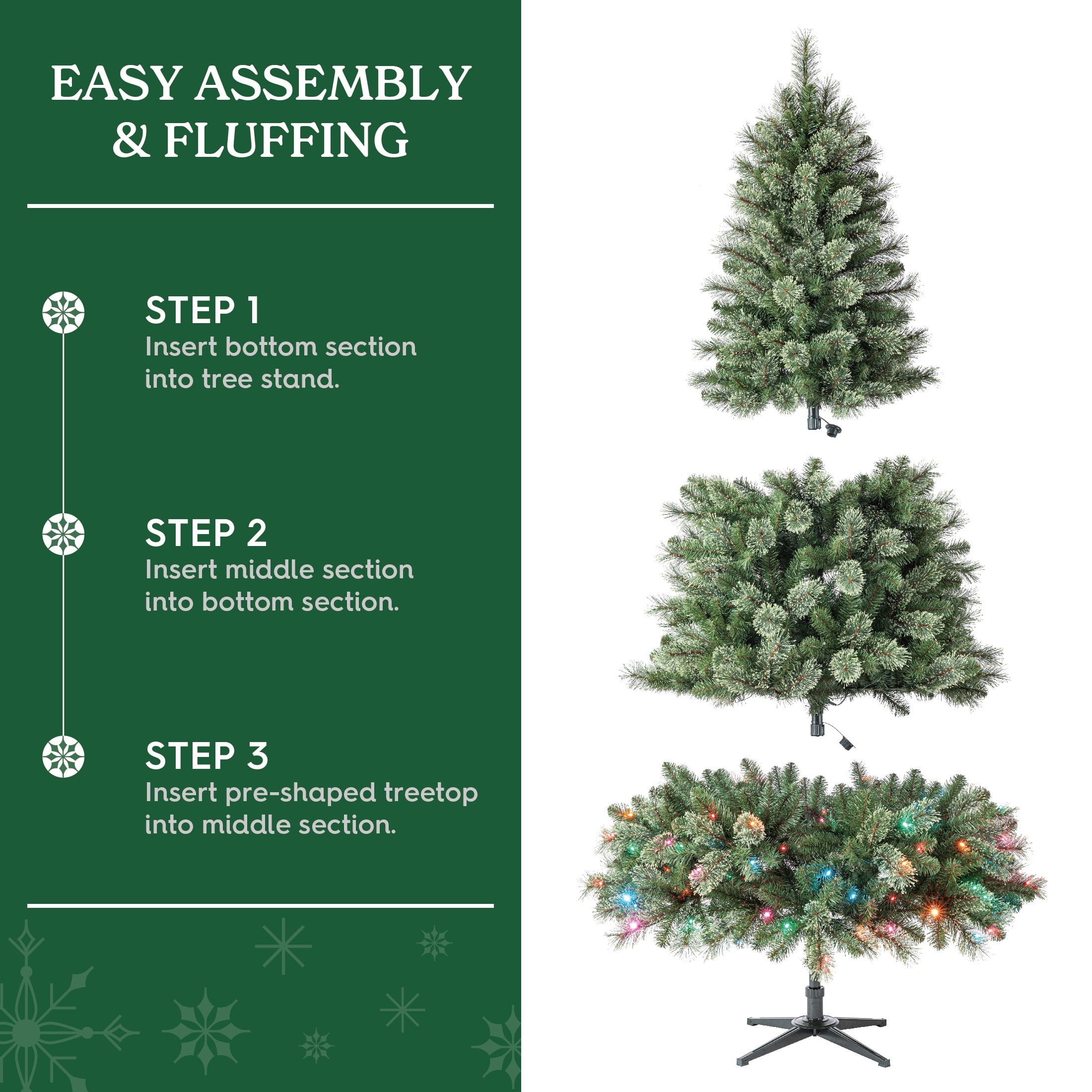 Holiday Time 7.5' Pre-Lit Liberty Cashmere Pine Christmas Tree photo 4