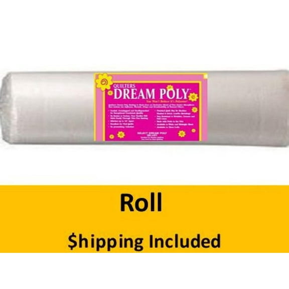 P4QR Dream Poly Select Batting (Roll, Queen 93 in x 30 yds) shipping included*
