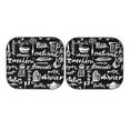 thumbnail image 7 of Goofa Pasta Bacon Pattern 2 Piece Car Windshield Sun Shade Foldable | Front Windshield Shade for Sun, Heat and UV Rays | Sunshade for Car Front Window-Medium, 7 of 7