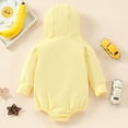 thumbnail image 5 of WIBACKER Infant Fruit Romper Sweatshirt Fancy Costume Outfit Hooded Jumpsuit for Halloween Xmas Gift - Banana, 5 of 9