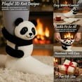thumbnail image 6 of Animal Knitted Socks - Plush Crew Socks with 3D Animal Design, Cozy All-Season Gift Socks for Women & Teens, 6 of 6