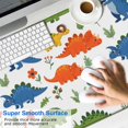 thumbnail image 2 of Long Mouse Pads for Desk,Colorful Dinosaur and Flower Pattern Desk Mats on Top Of Desks, Desk Mouse Pad Extra Large with 3mm Non-Slip Base and Stitched Edge for Gaming,Office,Work,Home 47.3"x23.6", 2 of 6