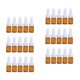thumbnail image 2 of 30 viales vacíos para botellas, viales de muestra de almacenamiento de de botellas cosméticas, multifunción de viaje con tapas, frascos de Marrón, 2 of 8