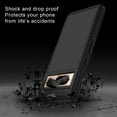 thumbnail image 5 of Entronix Shockproof Back Cover Cell Phone Case for Google Pixel 8, Black, 5 of 7