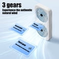 thumbnail image 6 of Honeeladyy Twin Window Fan, Portable Wall Mountables or Desktop Fan with Three Adjustable Wind Speeds High Wind Settings, Suitable for Home, Office, Travel or Picnic, 15.75x8.27x2.17in, Blue, 6 of 8