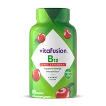 Vitafusion Extra Strength B12 Gummy Vitamins, Delicious Cherry Flavor, 120ct (60 Day Supply)