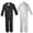 White, variant on Baby Toddler Boy Communion Formal Shawl Satin Lapel Tuxedo Black White Suit S-20