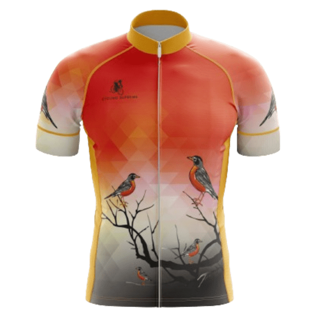 Maillot de Cyclisme pour Hommes Birds - TG