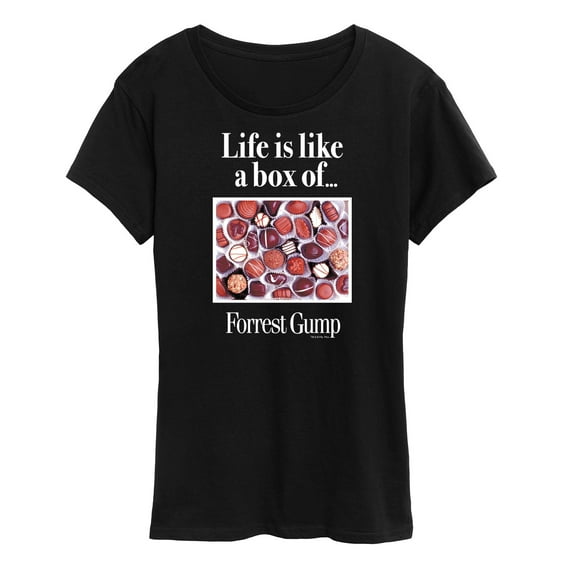 Forrest Gump - Life Is Like A Box Of Chocolates - Women's Short Sleeve Graphic T-Shirt