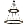 thumbnail image 2 of Meyda Tiffany 153513 Loxley 28 Light 60" Wide Ring Chandelier - Bronze, 2 of 4