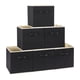 thumbnail image 3 of Fiudx Organizador de Almacenamiento, Caja No Tejida de Gran Capacidad, Contenedor Plegable de Fácil Almacenamiento, Diseño de Asa Resistente, Ideal para Usar En El Armario de La Oficina En Casa, Perf, 3 of 3