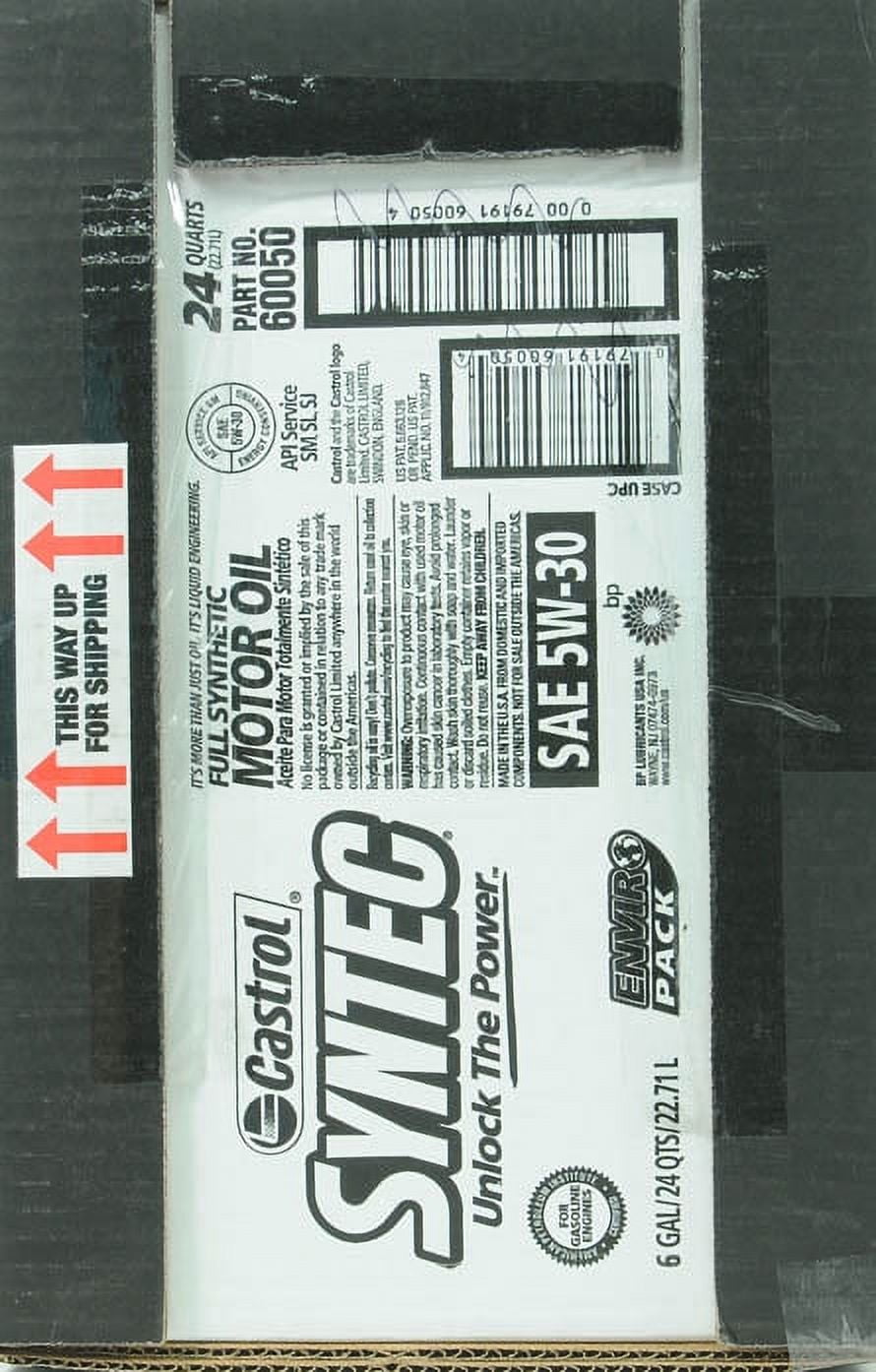 Castrol GTX 5W-20-offer valid for in store oil change only