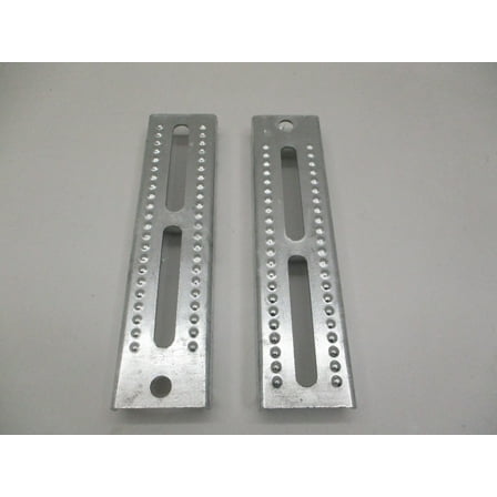 (2) Boat Pontoon Trailer 10" Galvanized Steel Bolster Bunk Board Brackets