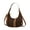 Coffee, variant on Womens Shoulder Bags Top Handle Handbag Purse Underarm Crescent Wallet Casual Hobo Satchel