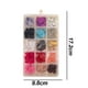 thumbnail image 2 of Uñas postizas cuadradas para pies, uñas postizas cortas para playa para mujeres y niñas con taladro decorativo 1083, 2 of 6