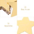 thumbnail image 4 of Guirnalda de papel con 2 tiras de estrellas, pancarta decorativa colgante para bodas, fiestas de cumpleaños y celebraciones Decoración de techo brillante para eventos festivos y ocasiones festivas, 4 of 7