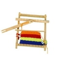 thumbnail image 4 of Sharprepublic Weaving Loom Kit Creative Activity Wooden Educational Toy for Kids Beginners, 4 of 8