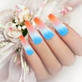 thumbnail image 3 of LEEYNEER 144 Pcs Press Nails LED Color Fake Nails Child 19x7cm, 3 of 8