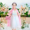 thumbnail image 7 of Ayieyill Princess Dress up Clothes for Little Girl, 11Pcs Princess Cape with Crown, Princess Dresses for Girl 3-8 Birthday Gift, 7 of 7